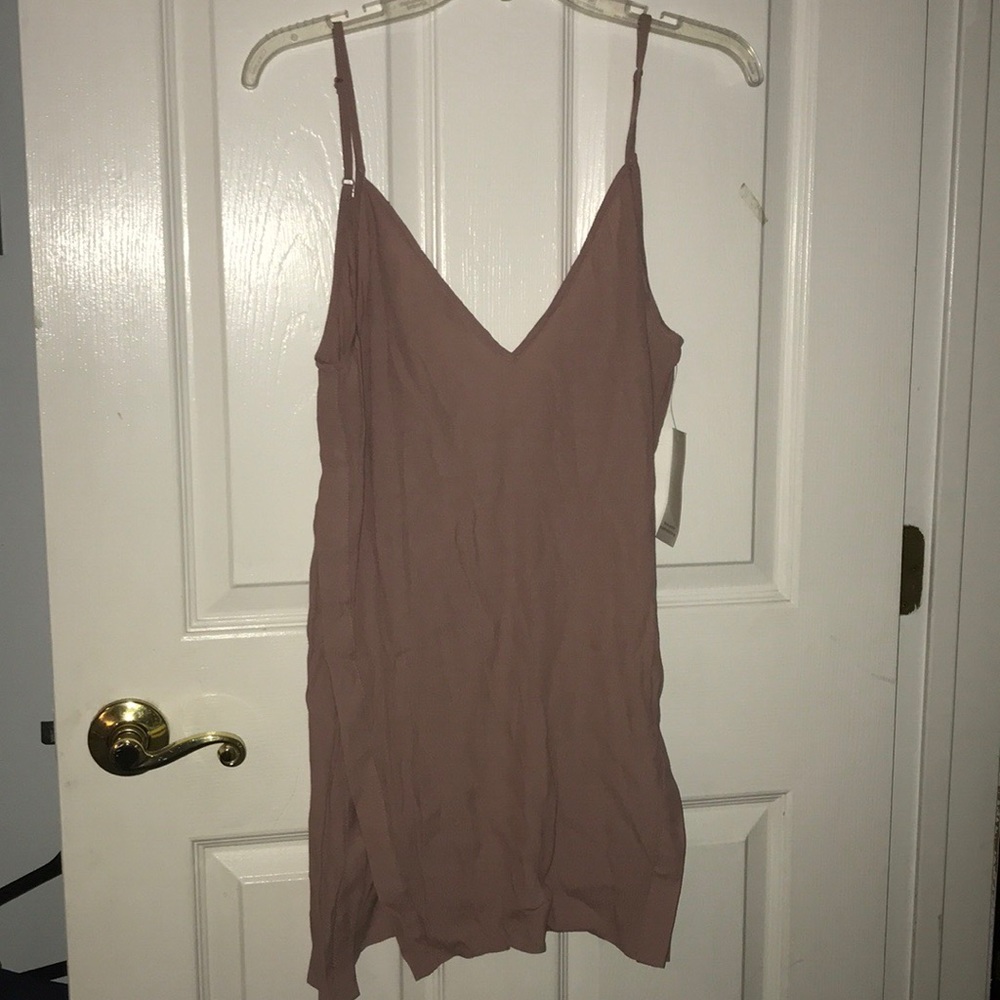Light pink short shift dress